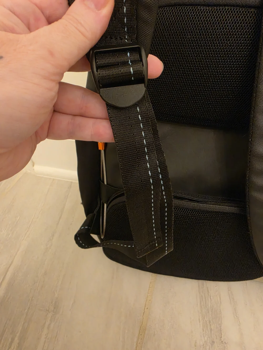 Sherpani Avalon Soft Blue and Black  Backpack